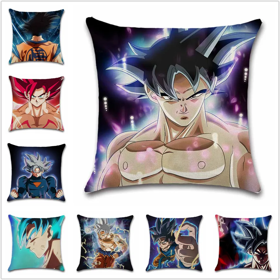 Чехол для диванной подушки Dragon ball Son Goku наволочка в виде мультяшного