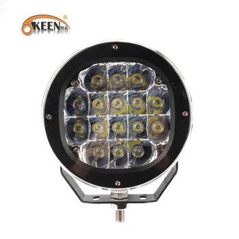 

OKEEN 12V 24V 6.8" LED Headlight 80W LED Work Light LED Bar Light for Tractor Boat Off Road 4WD 4x4 Truck SUV ATV