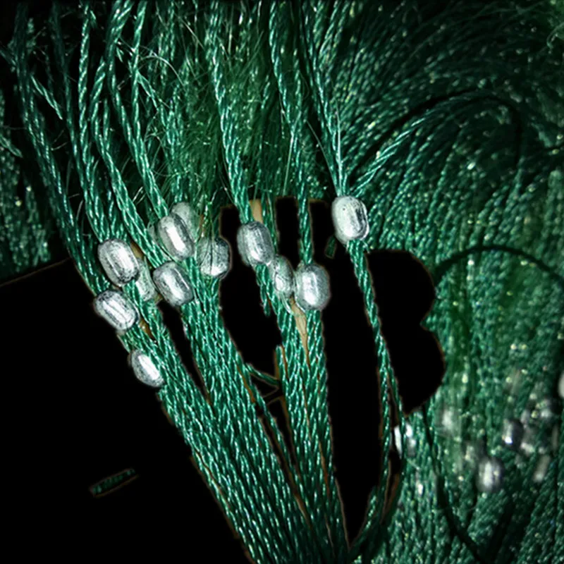 H2.7*95M new cast net quality fish trap 3layer sticky fishing net china outdoor pesca fishing network gill net rade de pesca