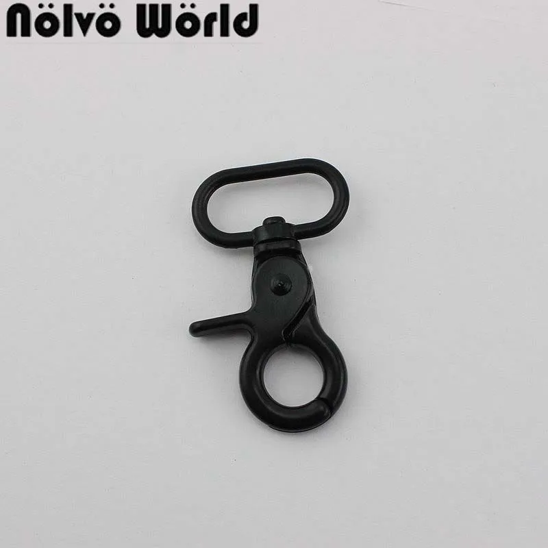

10-30 pcs inside 10mm die-casting Small hook trigger snap hook swivel clasp lobster claws swivel hooks for bags