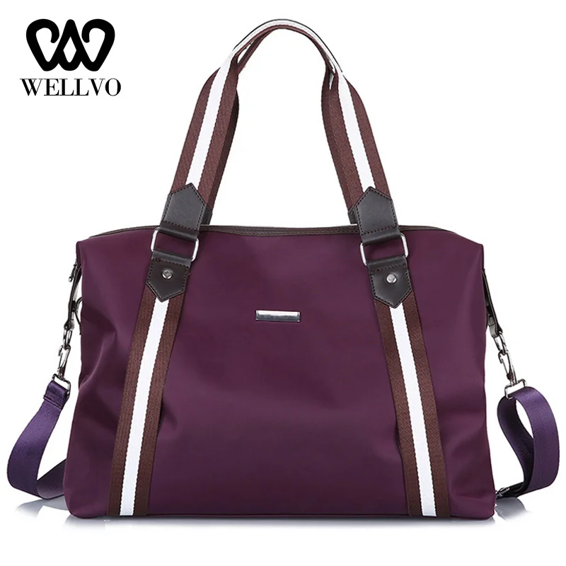 Модная дорожная сумка для женщин легкая сумка для выходных большая дорожная сумка для переноски багажа мужская полосатая Ночная сумка XA710WB