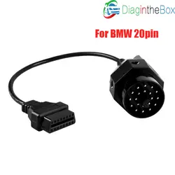 2018 хит продаж 20pin OBD II адаптер для BMW OBD ODB2 для BMW 20 Pin для OBD2 16 PIN разъем E36 E39 X5 Z3 серии для BMW