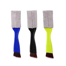 Портативный Двусторонняя Многофункциональный интерьер очистки скребок автомобильный стирка инструменты для кондиционирования воздуха Панель Gap пыли удалить