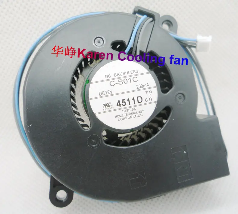 

New Original nidec 6cm C-S01C 6023 12V 200mA 3wire Cooling fan PLC-XU1050C SF6023BRH12-51E
