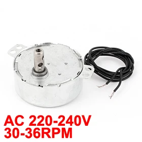 

Uxcell(R) Hot Sale 1Pcs AC 220-240V 30-36RPM Fan CCW/CW Electric Synchron Synchronous Motor