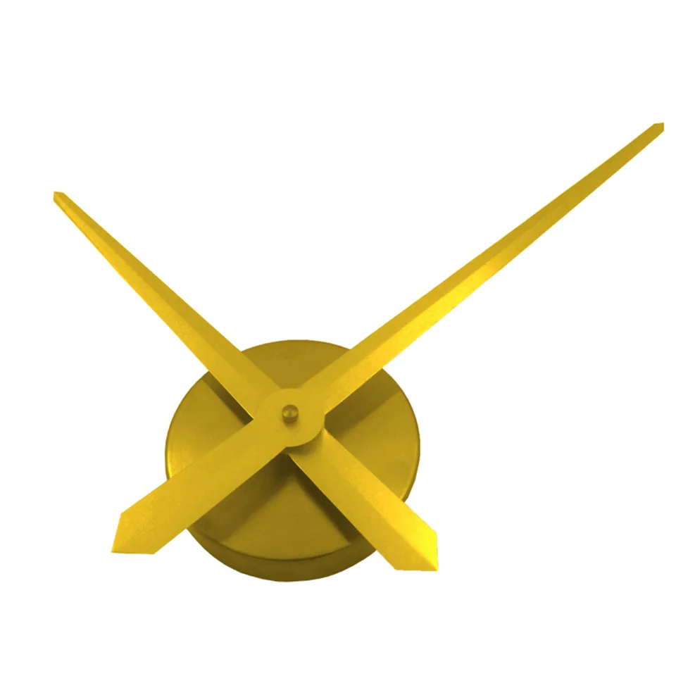 DIY Gold Silver Black Wall Clock Dial Quartz Movement Hands Mechanism