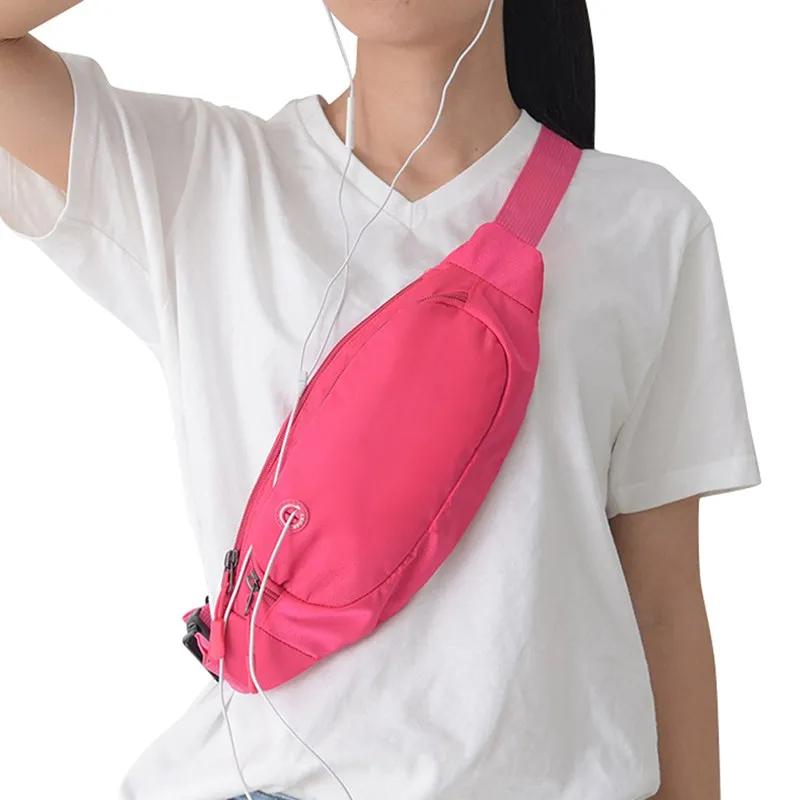 Running Bag Waterproof Sports Chest Shoulder Bags Belt Bum Pouch Unisex