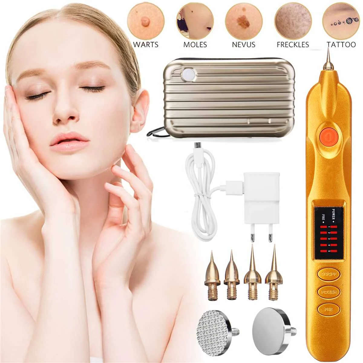 

Laser Micro Plasma Pen Eyelid Lift Freckles Acne Skin Tag Dark Spot Remover for Face Tattoo Removal Machine Picosecond Therapy