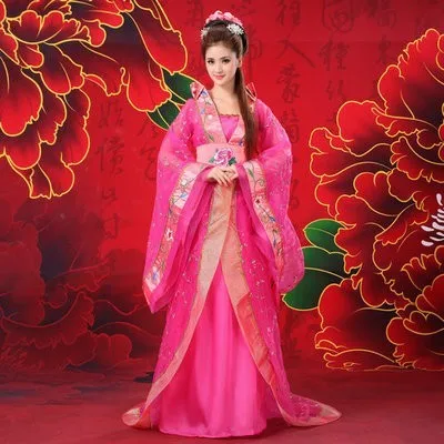 Princess Fairy Clothes Tang Suit Hanfu Costume Dress Chinese ancient costume Traditional Costume Dress