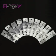 100 шт теплоизоляционные защитные щитки для кератиновых волос, разделитель с несколькими отверстиями, инструменты для укладки волос