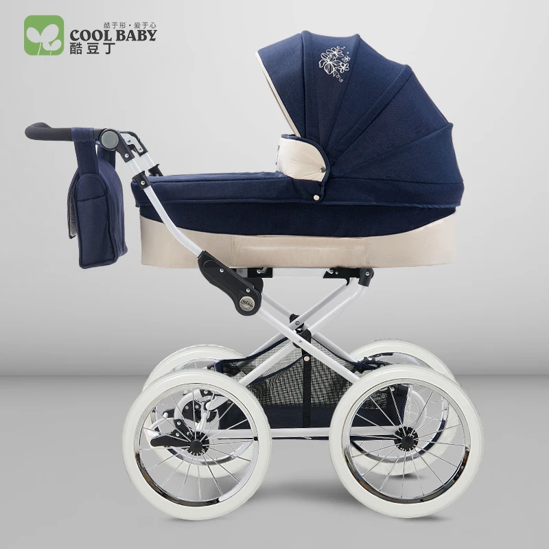 Coolbaby Европейская королевская детская коляска Двусторонняя Противоударная