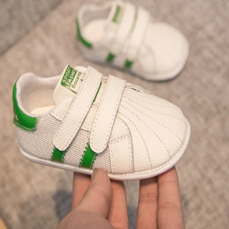 

2019 baby shoes spring and autumn children's baby toddler shoes 0-1-3 years old soft bottom men and women toddler shoes