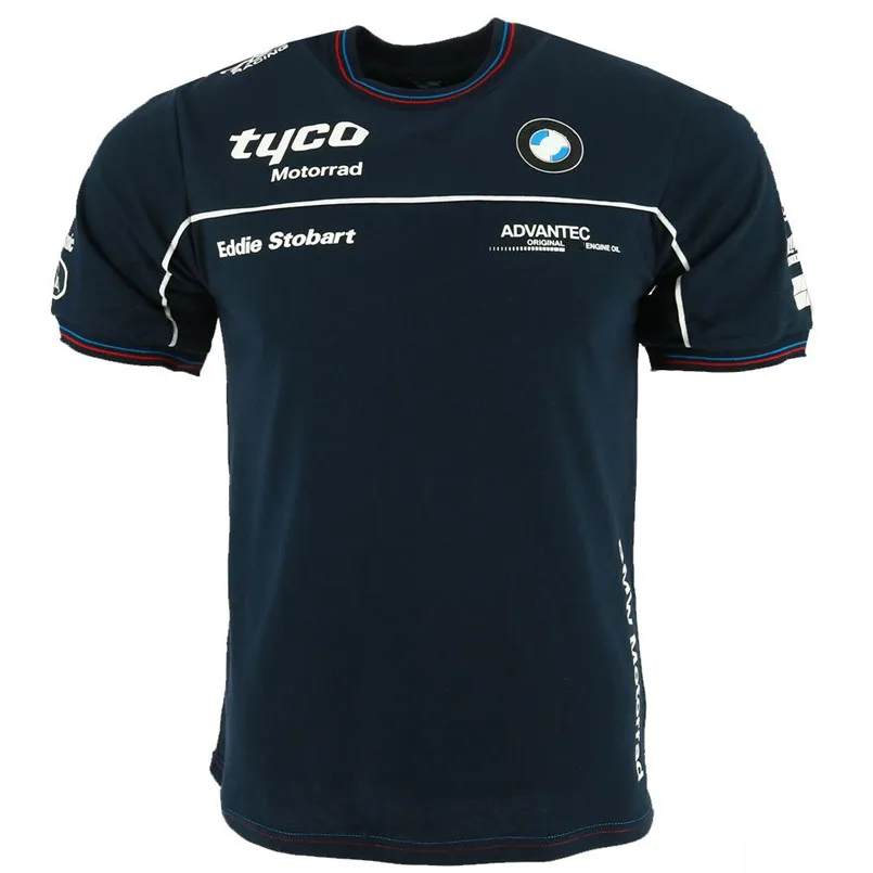 

2018 Tyco Racing Team T-Shirt For Men's Short Motorcycle T-shirts TAS Motorrad Motorbike Motocross Sports Jersey K2