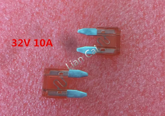 100pcs/lot AMP Mini Car Fuse 10A 10 32V Size Boat Truck Blade Free Shipping | Обустройство дома