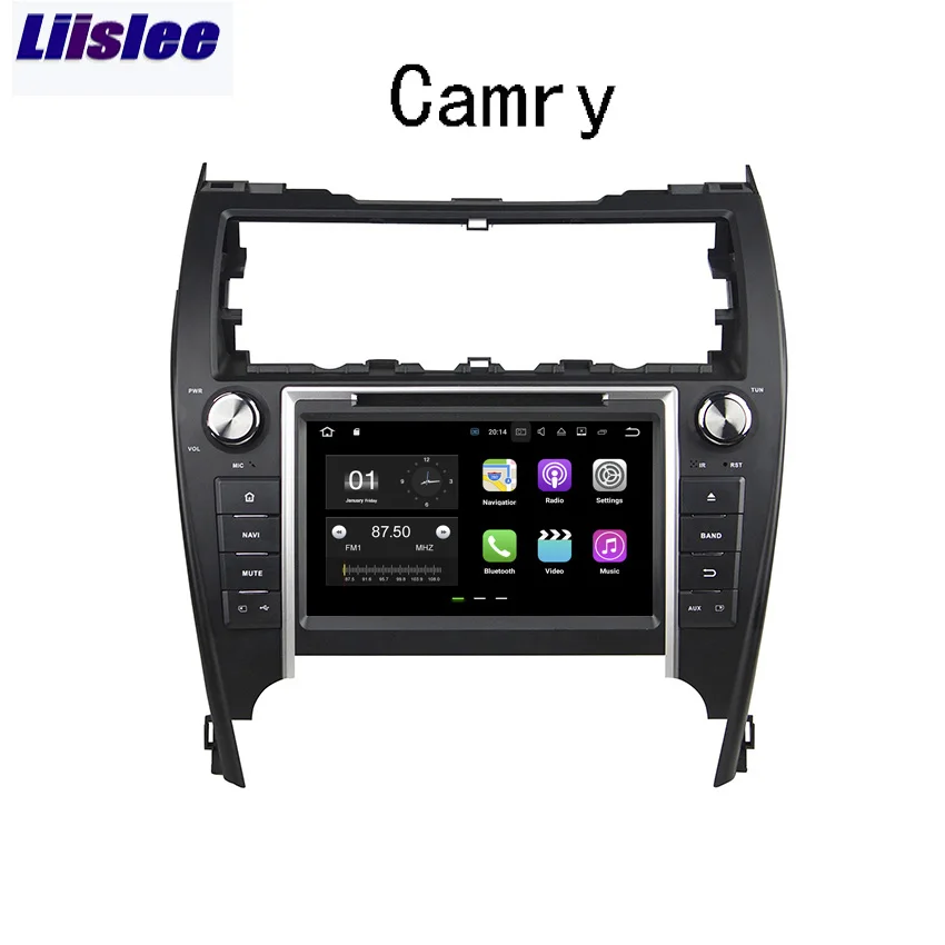 Cheap Liislee 2 din Android Car Navigation GPS For Toyota Camry XV50 2012~2014 HD Screen Audio Video Radio Stereo Multimedia Player 0