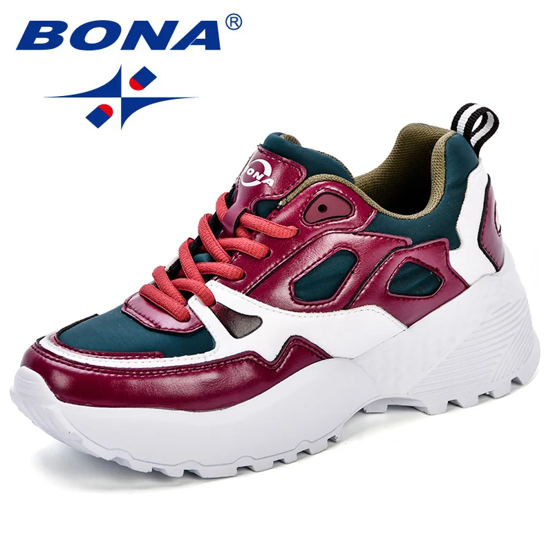 BONA/; женская обувь; кроссовки на плоской подошве; Zapatillas Deportivas; женская модная повседневная обувь; обувь на плоской платформе, увеличивающая рост; zapatos mujer