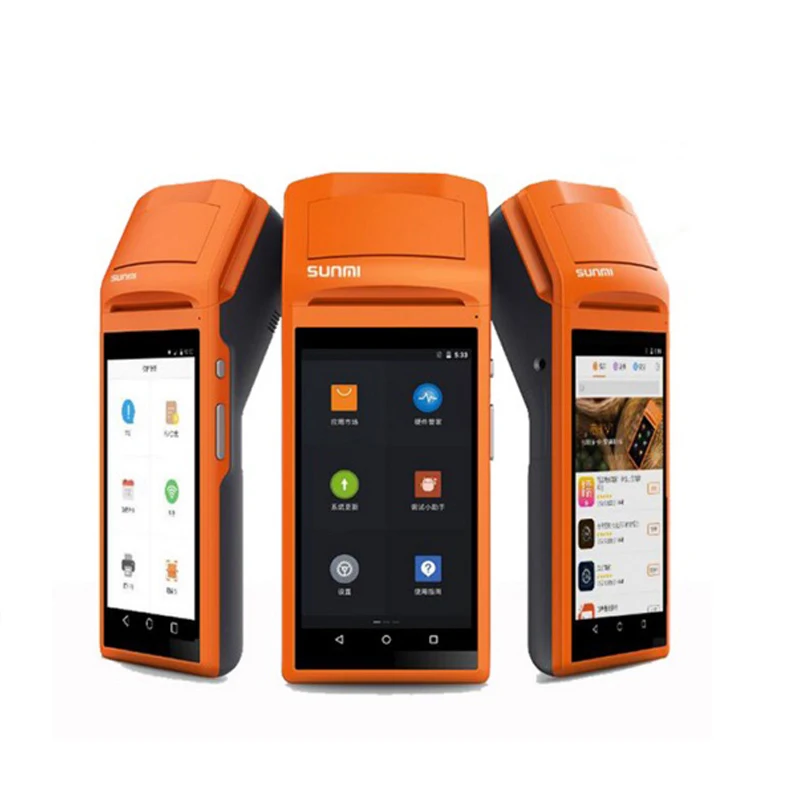 SENMON الروبوت البسيطة طابعة حرارية بي او اس الباركود ماسحة محطة pos المحمولة سماعة لاسلكية تعمل بالبلوتوث Wifi PDA 3G توزيع