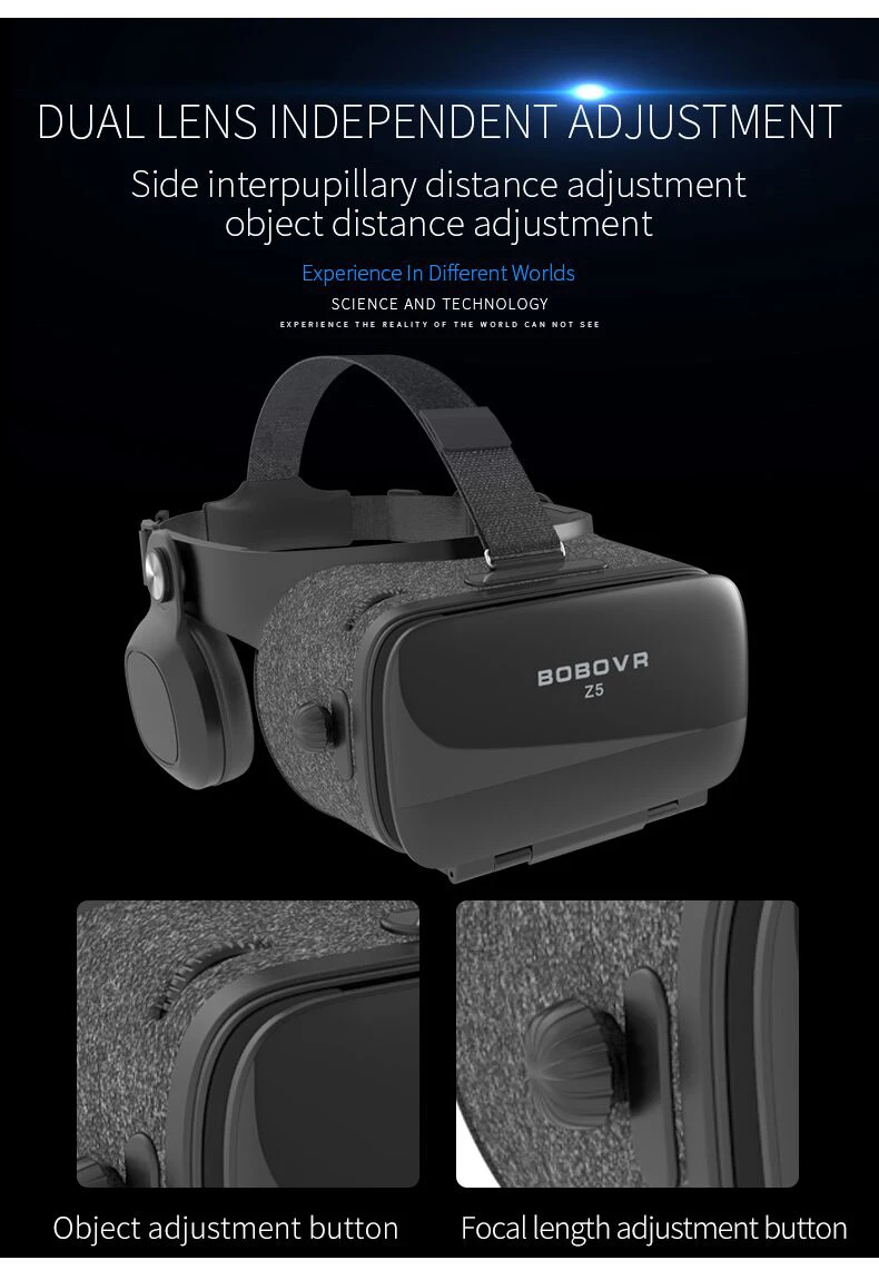 BOBOVR Z5 120 FOV 3D VR картонная коробка дистанционного шлем виртуальной реальности очки VR гарнитура стерео для 4,7-6,2 'мобильного телефона