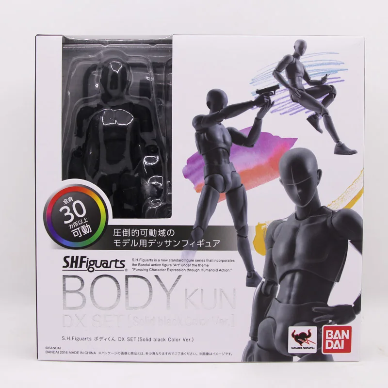 15 см SHFiguarts BODY KUN/BODY CHAN odern Mannequins фигурка для рисования эскиз модель с подставкой для камеры линии модель игрушки - Цвет: KUN-black