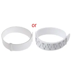 2018 пластиковый жесткий браслет ручной наручные Sizer прибор Измерение кольцо ювелирные изделия измерительный инструмент A14_20