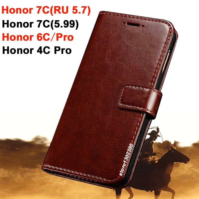 Чехол Godgift для Huawei Honor 6c Pro кожаный чехол Crazy horse 6 c pro с королевским бумажником 7C |