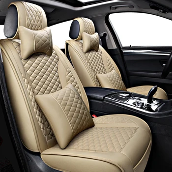 

leather car seat covers for volvo v50 XC60 XC90 S60L S90 V40 V60 S60 V70 s40 s60 C70 car accessories 3D car seat protector