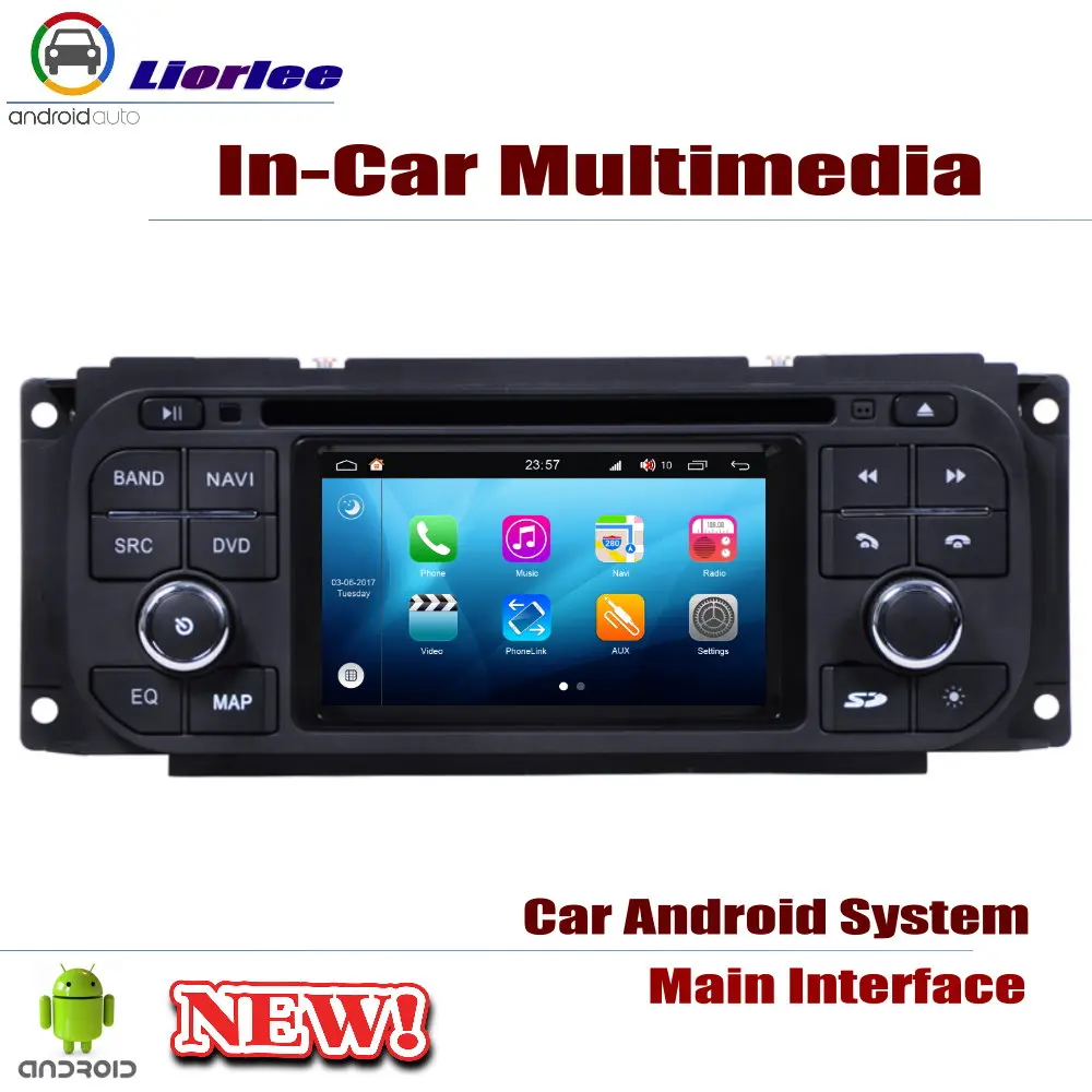 Sale For Dodge Intrepid 1998~2004 Car Android GPS Navigation DVD Player Radio Stereo AMP BT USB SD AUX WIFI HD Screen Multimedia 1