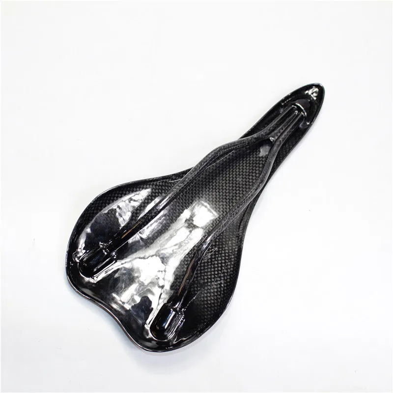 NO LOGO New Carbon Fiber Bicycle Seat Road Bike Saddle Ultralight 105g Seat Carbon Cycling Saddle 270130mm (1)