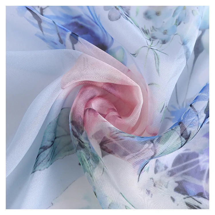 

RUBIHOME New Arrival Wholesale (1 meters/lots) Summer Silk Soft Fabric for Making Women Dress Width 160cm Hot Sell