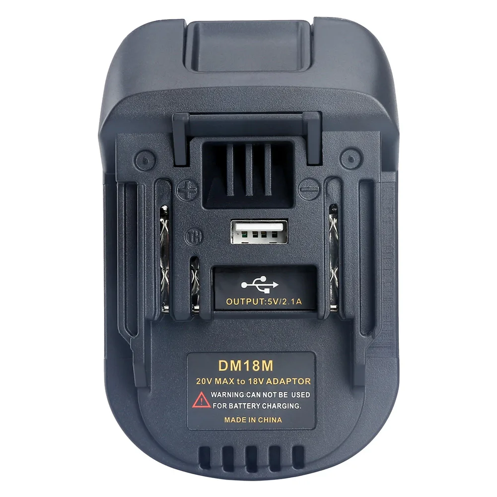 

Battery Adapter For DM18M Milwaukee Convert to MAKITA Battery HTQ99
