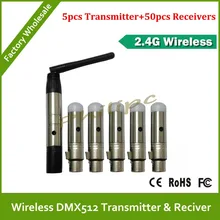 Цена VIP, DHL 55 шт. Беспроводной DMX приемник передатчик свет контроллер