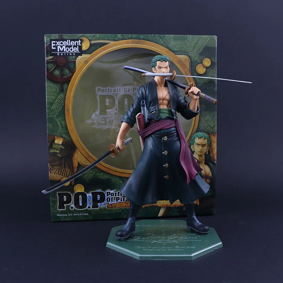 Megahouse POP Portrait Of Pirates аниме цельная фигурка Зоро кукла модель figuas коллекция Juguete P.O.P