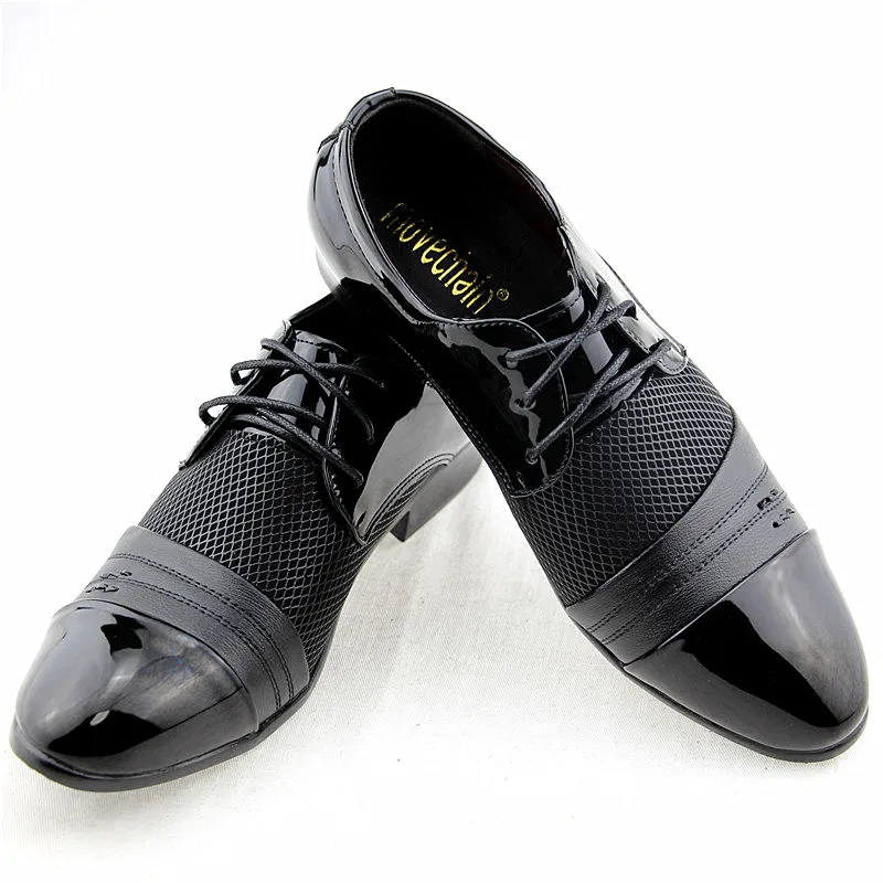 Movechain/мужские офисные модельные туфли на шнуровке свадебные туфли мужские повседневные туфли-оксфорды мужские итальянские кожаные туфли на плоской подошве, европейские размеры 38-47