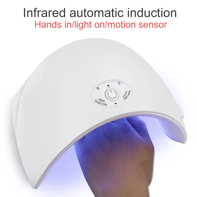 Newest 36W Led UV Lamp 12pcs LED Nail Dryer for Nail Gel Polish Manicure With Timer button Sensor Nail Art Tools USB Charging Newest 36W Led UV Lamp 12pcs LED Nail Dryer for Nail Gel Polish Manicure With Timer button Sensor Nail Art Tools USB Charging