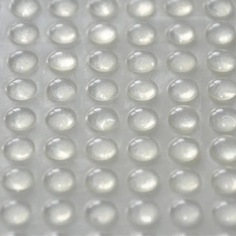 

500pcs 7*1.5mm self adhesive soft clear anti slip bumpers silicone rubber feet pads high sticky silica gel shock absorber