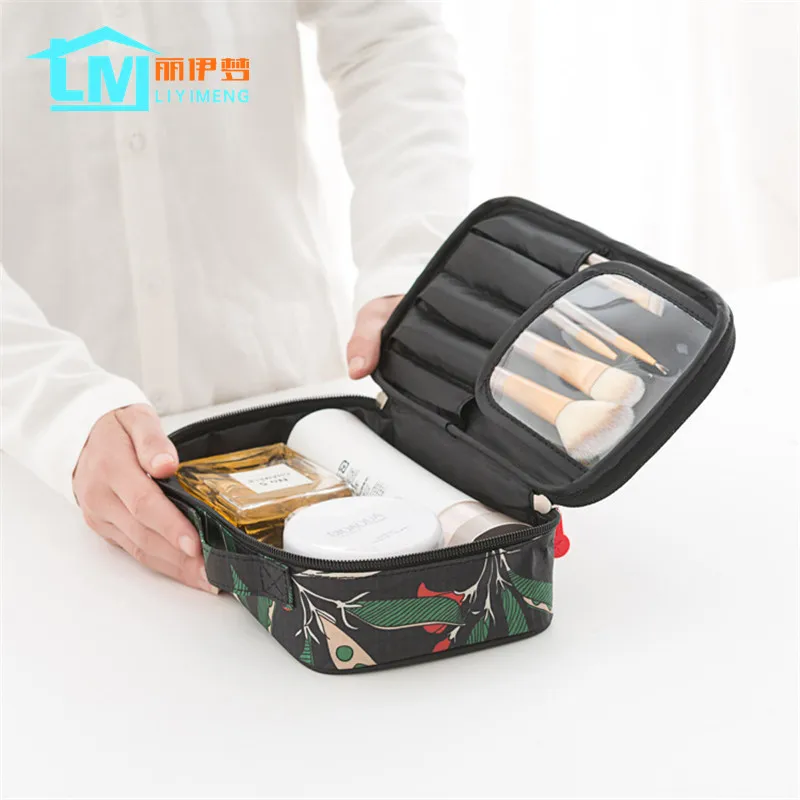 

LIYIMENG Multifunction Storage Cosmetic Cases Large Capacity Women Cosmetic Travel Organizer Bag Travel Toiletry Makeup Box