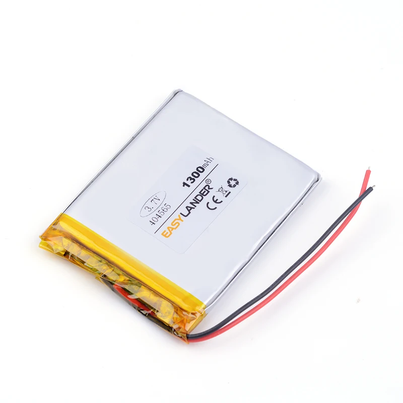 lithium ion batteries 3.7v 404565 1300MAH For tablet pc power bank PAD