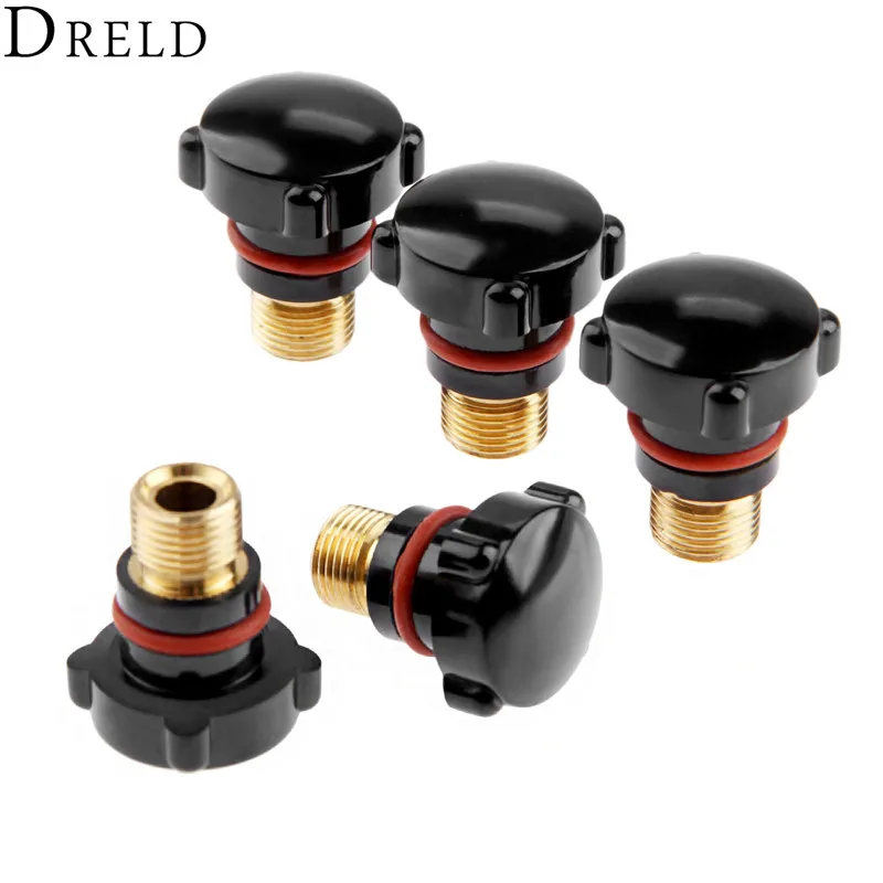 

DRELD 5pcs TIG Welding 57Y04 Back Caps Short Fit for WP-17 WP-18 WP-26 Series 2PK TIG Welding Torches Cutting Consumable Parts