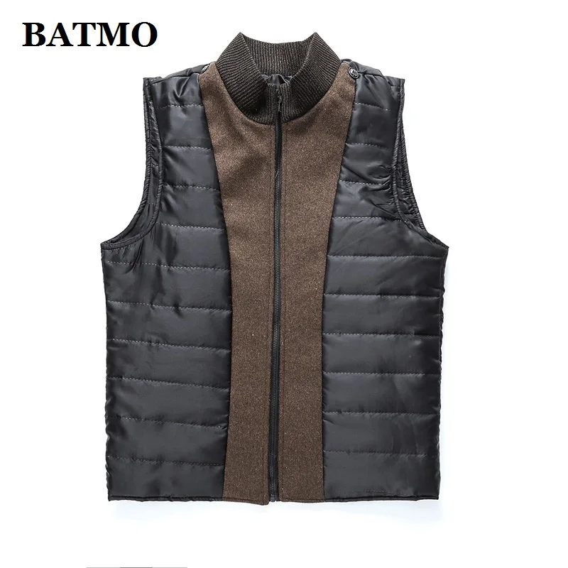 BATMO Новое поступление Зимний толстый шерстяной Повседневный Тренч для мужчин, мужские зимние теплые куртки, плюс-размер M-XXXL