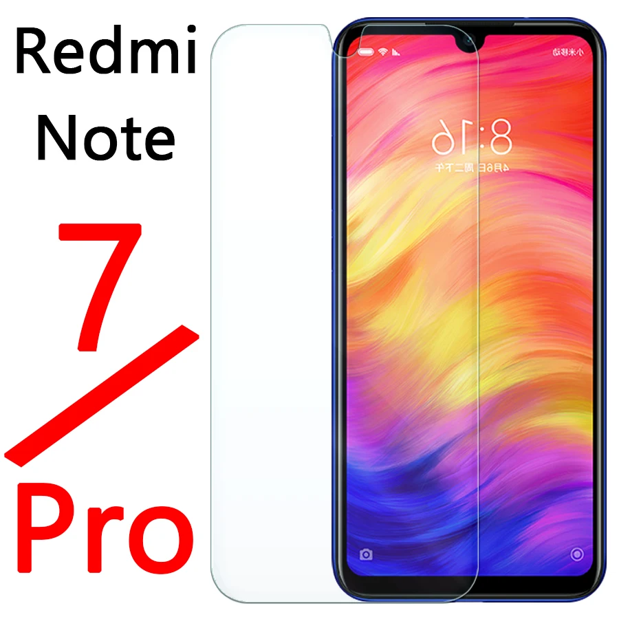

protective glass on for xiaomi redmi note 7 pro safety glass ksiomi red mi note7 pro resmi remi 7 7note 7pro pro7 glas xaomi ims