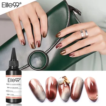 

Elite99 3D Magnetic Wide Line Cat's Eye UV Gel Nail Polish Soak Off UV Led Long Lasting Gel Lacquers Cat Eye Effect Varnish 60ML