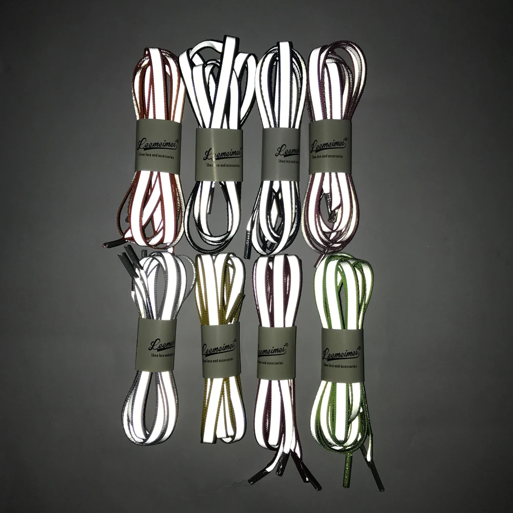 3м отражающие шнурки, чтобы вы были заметны шнурки безопасности светящиеся шнурки в темное время суток 100 см