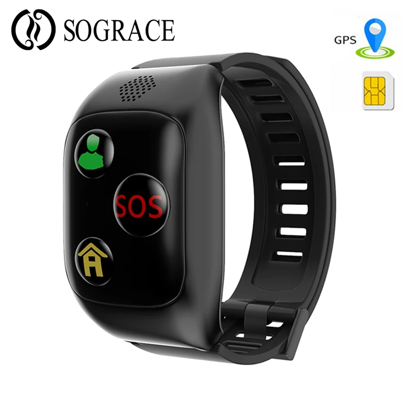 F08 умный Браслет gps фунтов долгого ожидания сердечного ритма часы с вызова SOS