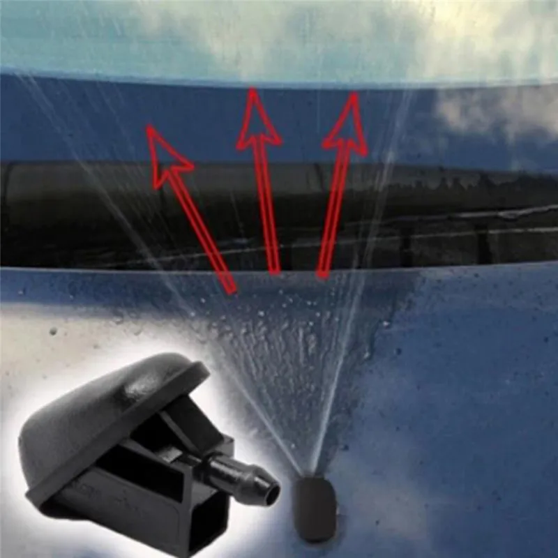 

2pcs New Fan Shaped Water Spray For Focus 2 3 hatchback Wiper Spray Jet Washer Convenient