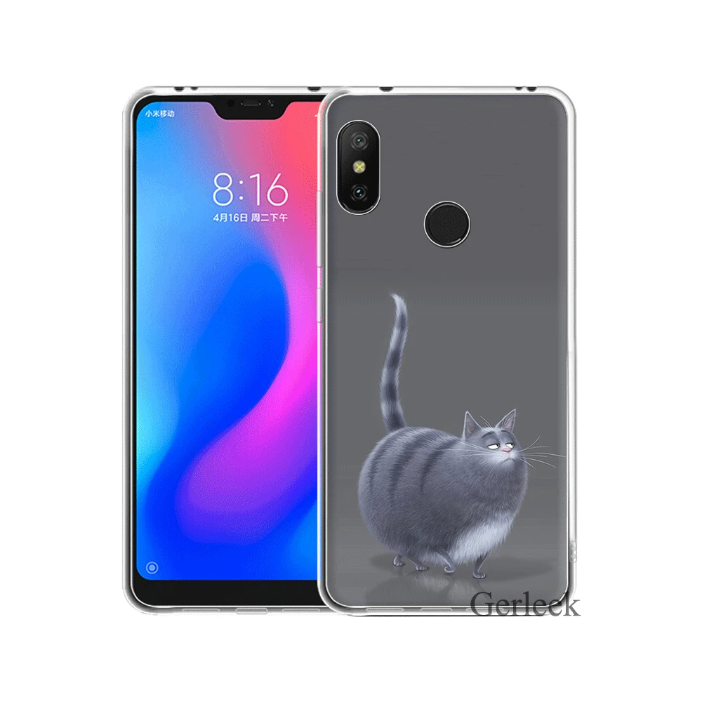 Жесткий чехол Desxz Big Fat Cat для Redmi Note 7 6 Pro 6 6A 5A 5 Plus 4X 4A 7 GO S2, сумка