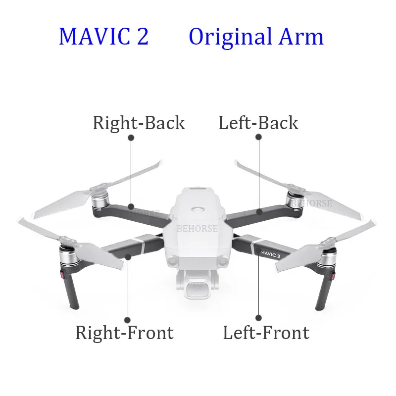 Оригинальные запасные части для Mavic 2 корпус Нижняя оболочка средняя рамка верхняя крышка руки с мотором для Mavic 2 Pro/замена Зума