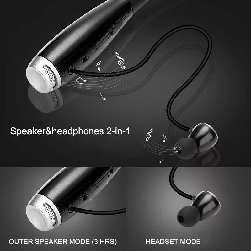 HB 906 In Ear Bluetooth 5 0 Спортивная гарнитура беспроводные наушники и динамик 2 в 1