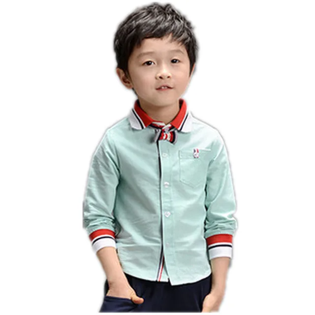 Boys Shirts 2015 Boy Dress Shirt Baby Boys Shirts With Collar Long
