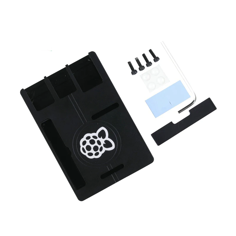 Raspberry Pi 3 Model B + Plus Корпус Ультратонкий алюминиевый металлический корпус с ЧПУ для