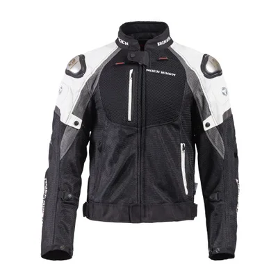 Рок Байкер дышащие Мотоциклетные Куртки/гоночные костюмы/велосипедные куртки/езды на бездорожье куртки/мотоциклетная одежда - Цвет: Черный